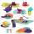 Battat – Set de Cena y Fiesta del té – Vajilla Play – Set de Juego de Fiesta de té y Cena de 45 Piezas – Juguete de Cocina – Tetera, Platos, Cubiertos – 3 años +